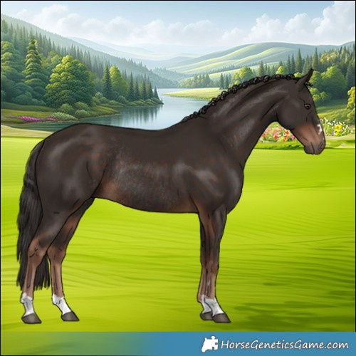 Horse Color:Liver Chestnut Rabicano 