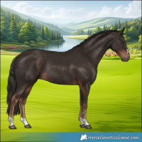 Horse Color:Liver Chestnut Rabicano 