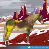 Horse Color:Liver Chestnut Tobiano 