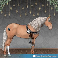 Horse Color:Silver Sable Champagne 