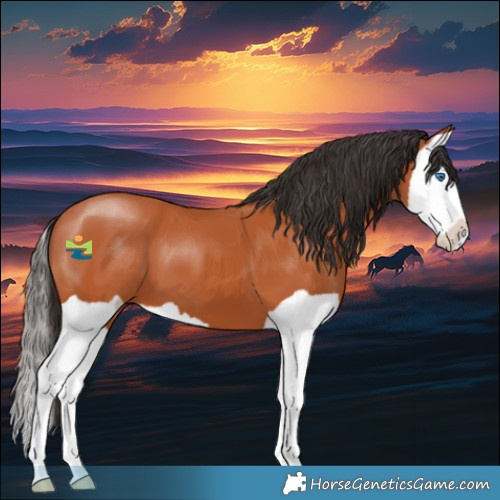 Horse Color:Bay Splash 