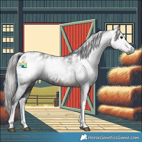 Horse Color:Gray White Spotted Brown Appaloosa 
