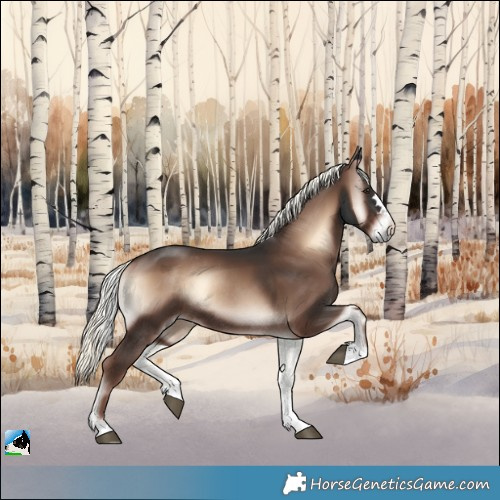 Horse Color:Liver Red Onyx Mushroom Rabicano 