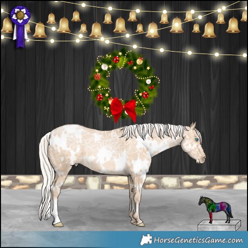 Horse Color:White Spotted Silver Smoky Black Ice Pearl 
