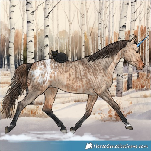 Horse Color:Bay Dun and Bay Dun Appaloosa