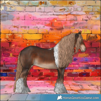 Horse Color:Liver Chestnut Tobiano 