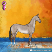 Horse Color:Liver Red Dun Brindle 