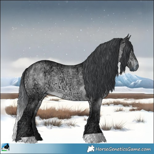 Horse Color:Brown Chinchilla Ice 