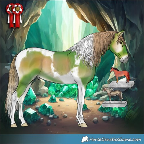 Horse Color:Watercolor Liver Red Onyx Tobiano 