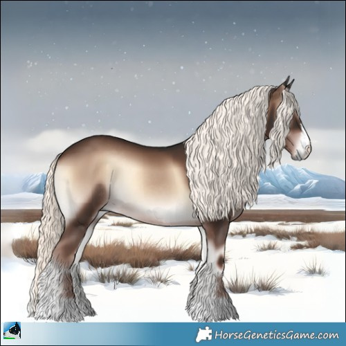 Horse Color:Liver Red Onyx Mushroom Sabino Rabicano