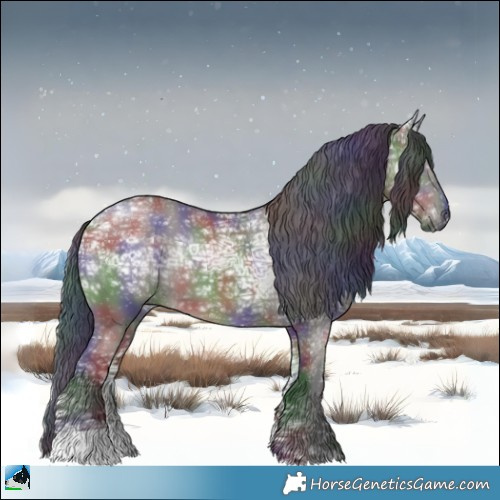 Horse Color:Nacre Grullo Ice 