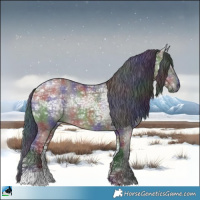 Horse Color:Nacre Grullo Ice 