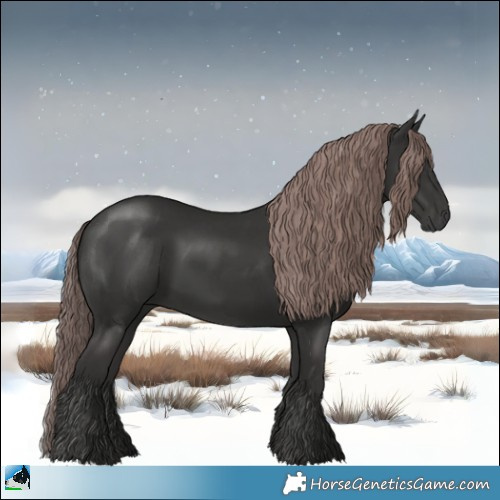 Horse Color:Platinum Liver Chestnut Rabicano 