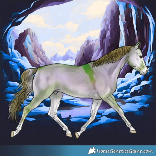 Horse Color:Watercolor Liver Red Dun Onyx 