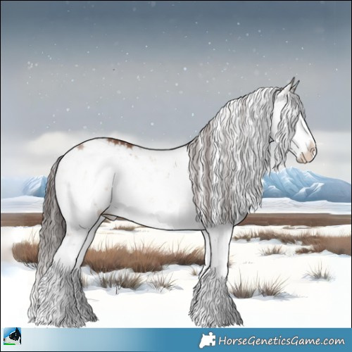 Horse Color:Classic Champagne Onyx Sabino Splash 