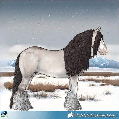 Horse Color:Sable Champagne Dun Mushroom Sabino 