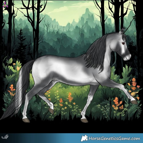 Horse Color:Blue Onyx Chinchilla 