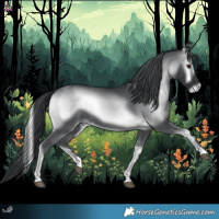 Horse Color:Blue Onyx Chinchilla