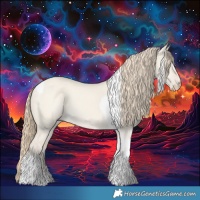 Horse Color:Smoky Creme Dun Tobiano 