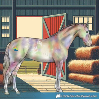 Horse Color:Nacre Watercolor Chocolate Palomino Pearl Onyx Tobiano Rabicano 