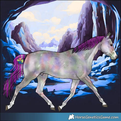 Horse Color:Painted Nacre Brown Onyx 