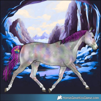 Horse Color:Painted Nacre Brown Onyx 