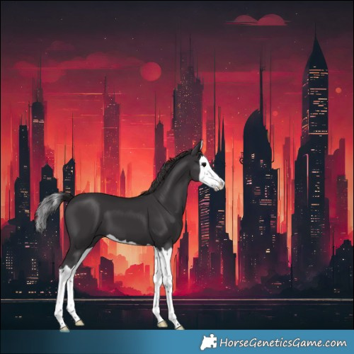 Horse Color:Smoky Black Splash 