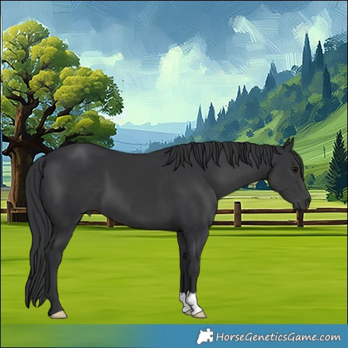 Horse Color:Black 