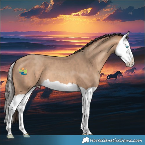 Horse Color:Amber Champagne Splash 