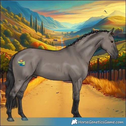 Horse Color:Grullo 
