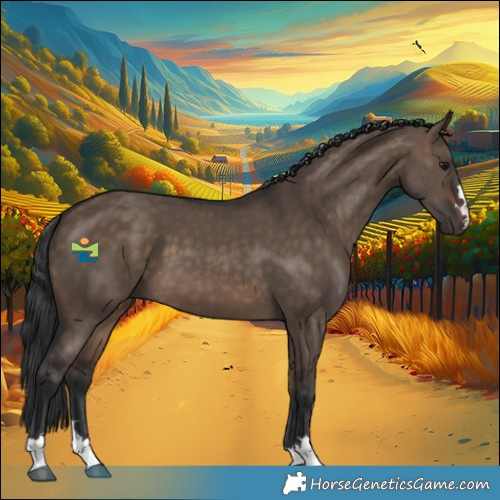 Horse Color:Brown Dun 