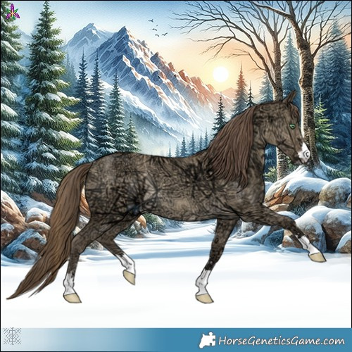 Horse Color:Sable Cream Champagne Ice Dun Rabicano 