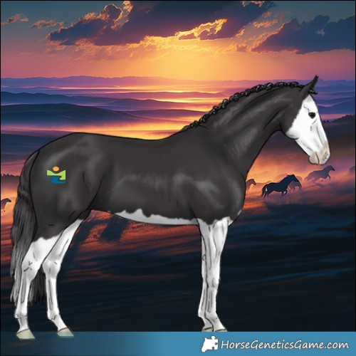 Horse Color:Smoky Black Splash 