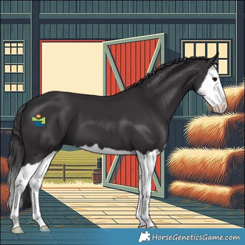 Horse Color:Smoky Black Splash 