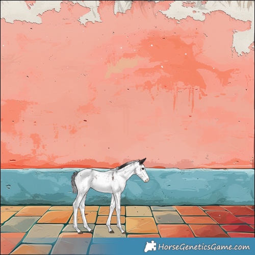 Horse Color:Brown Sabino Rabicano