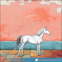 Horse Color:Brown Sabino Rabicano