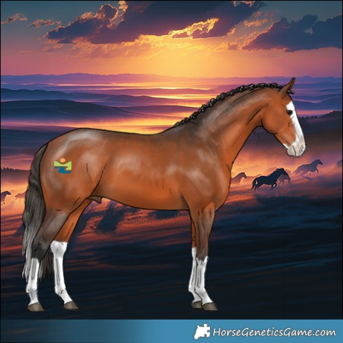 Horse Color:Bay Splash 