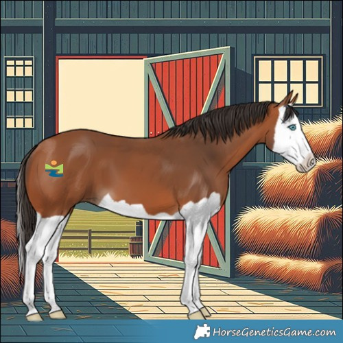 Horse Color:Bay Splash 