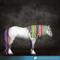 Horse Color:Gray Painted Black