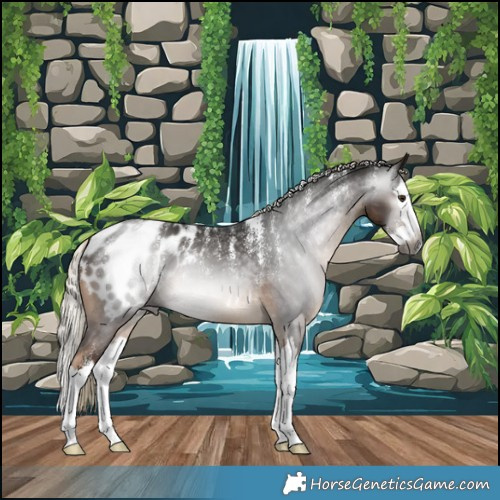 Horse Color:Powder White Gray Chocolate Palomino Splash Appaloosa 