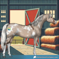 Horse Color:White Spotted Liver Red Dun Mushroom 