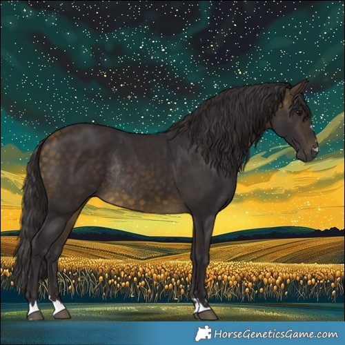 Horse Color:Buckskin Rabicano 