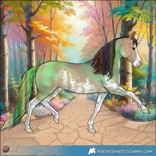 Horse Color:Painted Bay Dun Sabino Splash 