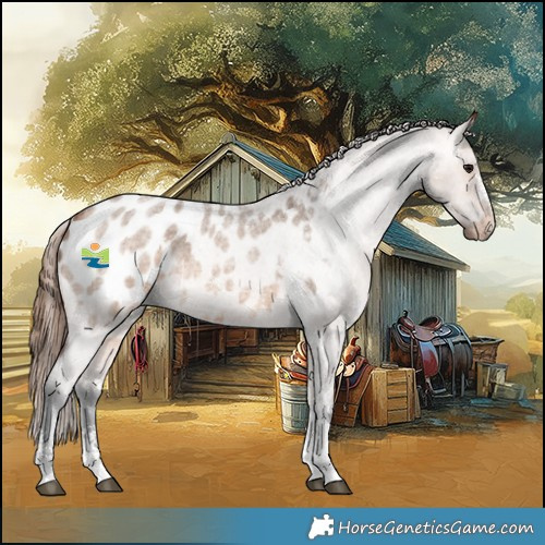 Horse Color:Bay Roan Dun Sabino Appaloosa 