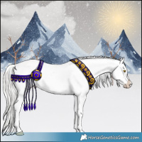 Horse Color:Silver Buckskin Varnish