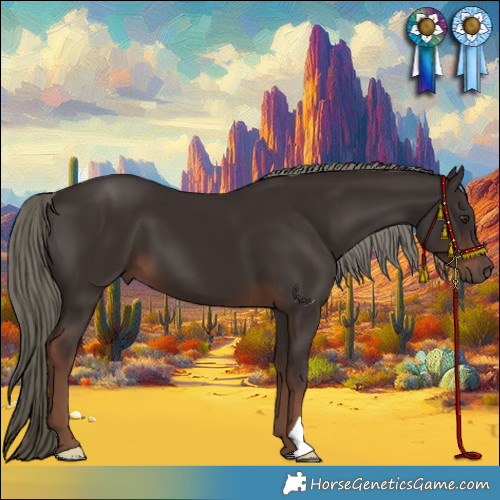 Horse Color:Liver Chestnut Mushroom 