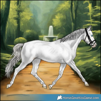 Horse Color:Chocolate Palomino Pearl Sabino Snowcap Rabicano and Chocolate Palomino Pearl Sabino Snowcap Rabicano