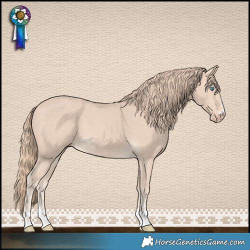 Horse Color:Perlino 