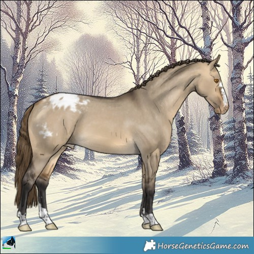 Horse Color:Buckskin Dun Appaloosa 