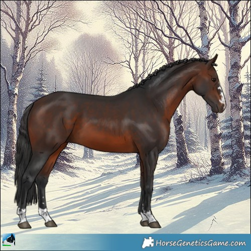 Horse Color:Brown 
